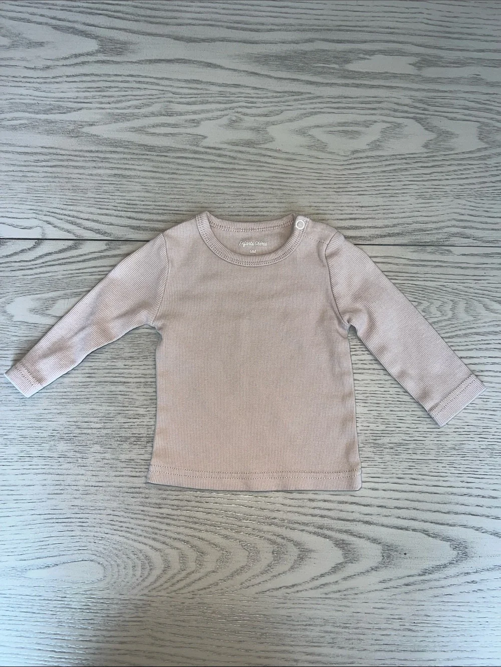 Long-Sleeve Ribbed Top